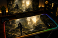 NieR 2B inspired XXL gaming mouse pad 02 LED