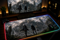 NieR 2B inspired XXL gaming mouse pad 03 LED
