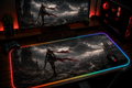 NieR 2B inspired XXL gaming mouse pad 04 LED