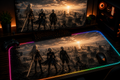 NieR 2B inspired XXL gaming mouse pad 10 LED