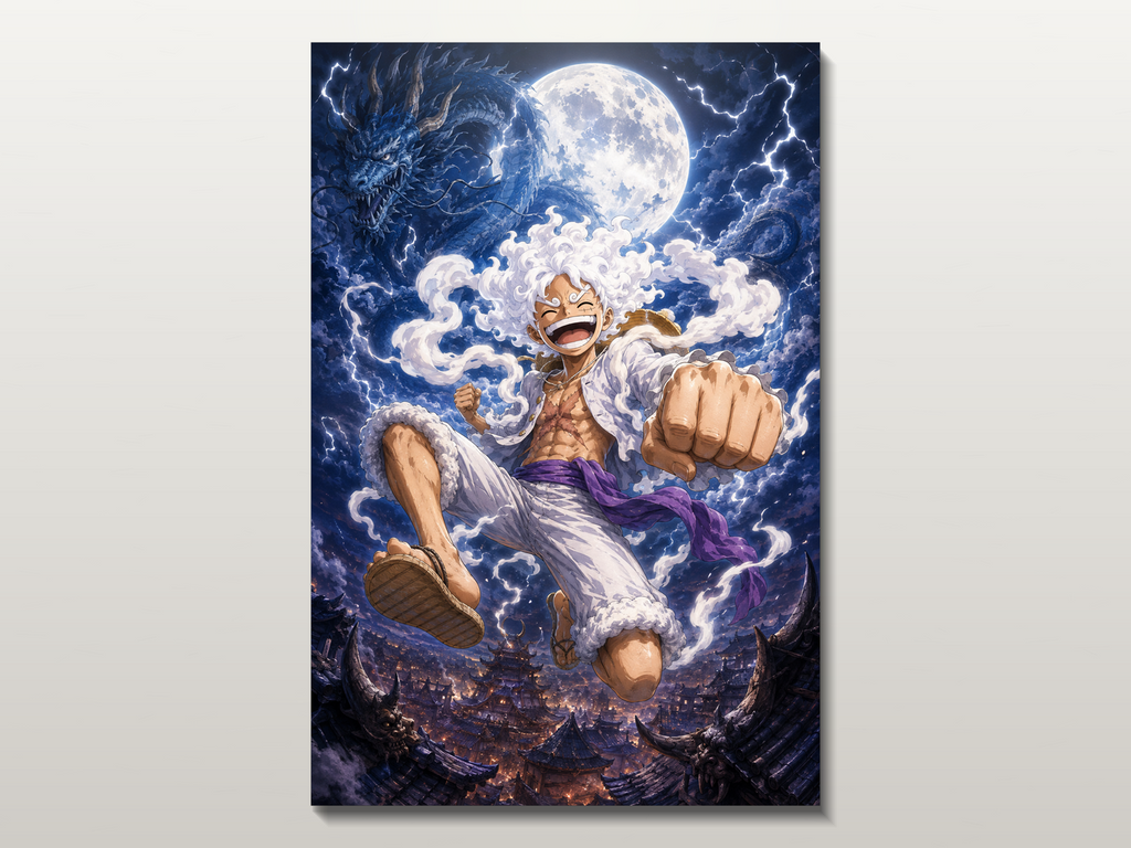 One Piece inspired canvas poster 01 clean wall art preview