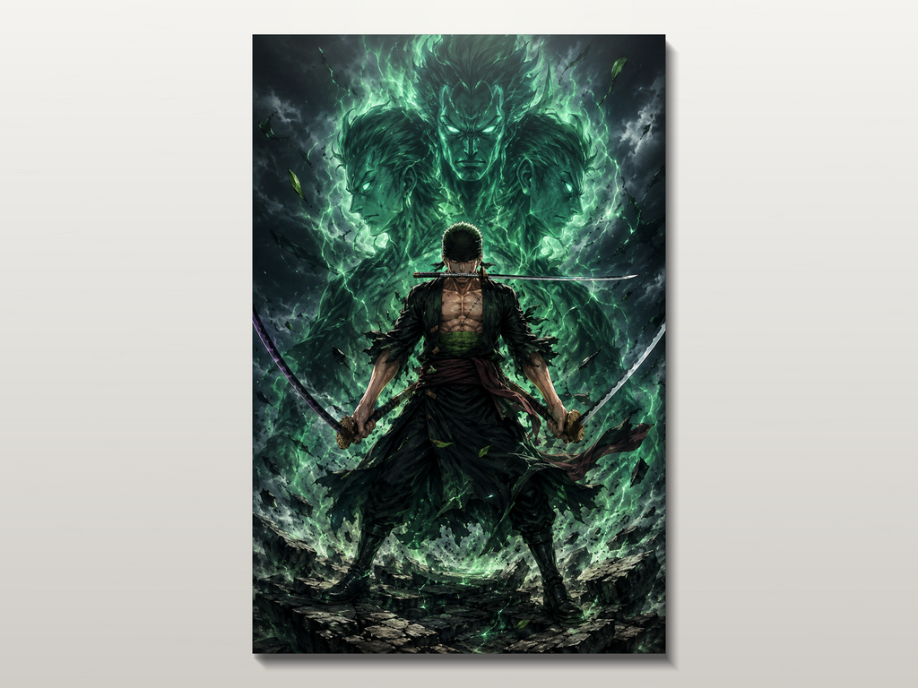 One Piece inspired canvas poster 02 clean wall art preview