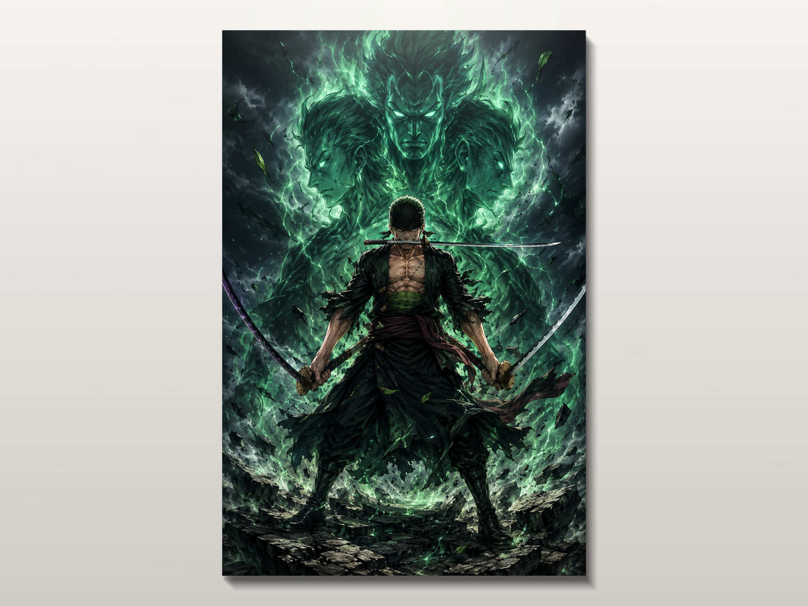 One Piece inspired canvas poster 02 clean wall art preview