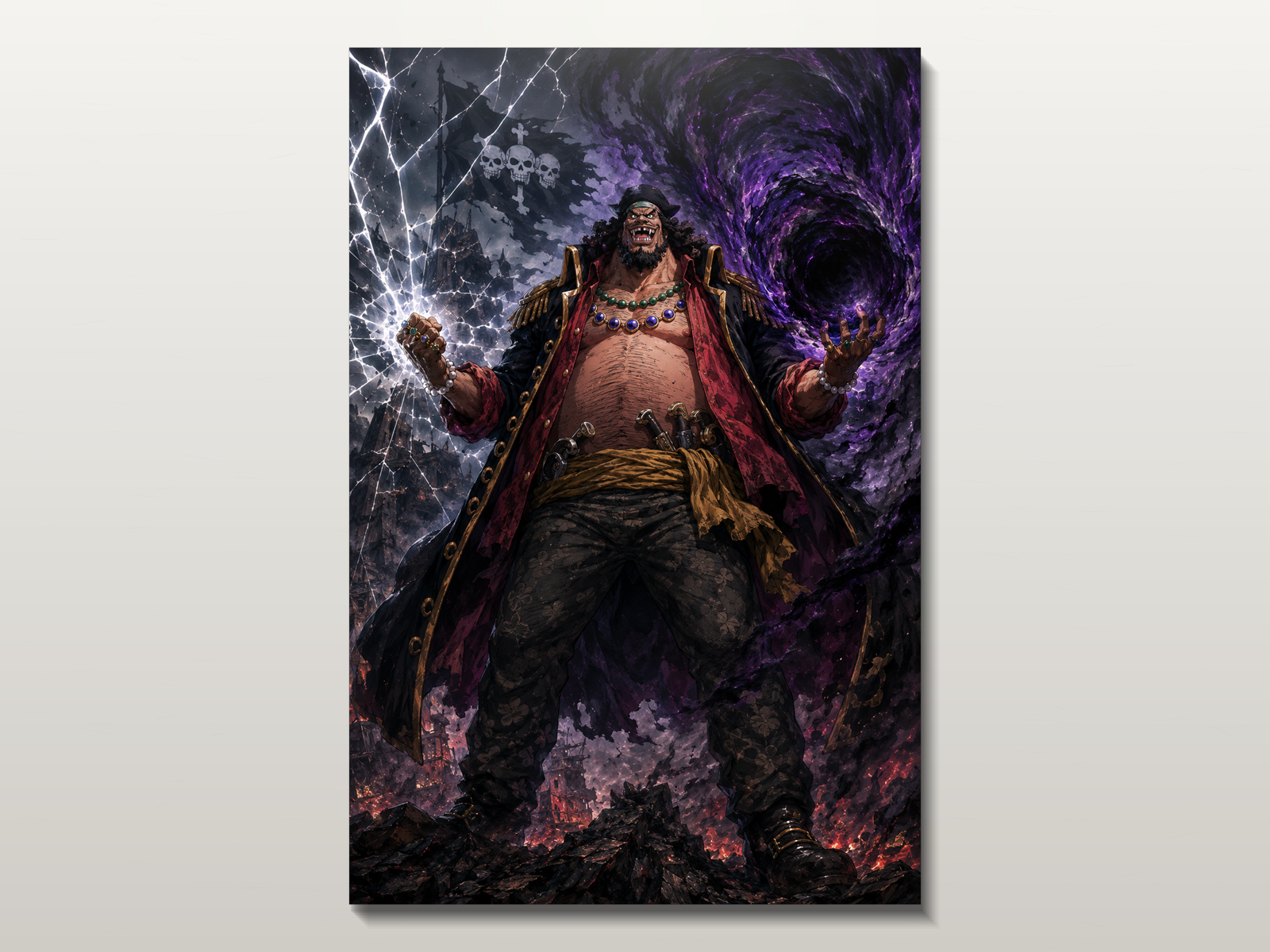 One Piece inspired canvas poster 04 clean wall art preview