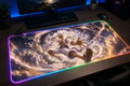 One Piece inspired XXL gaming mouse pad 02 LED version
