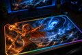 One Piece inspired XXL gaming mouse pad 09 LED version