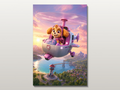 Paw Patrol inspired canvas poster 01 clean wall art preview