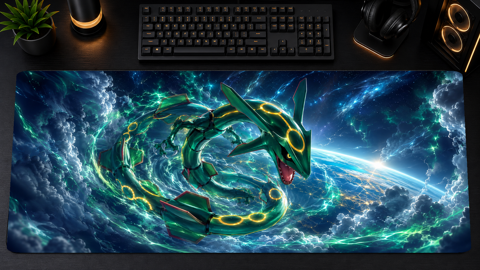 Pokemon inspired XXL gaming mouse pad 01 Non-LED version, 3 mm thick