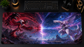 Pokemon inspired XXL gaming mouse pad 04 Non-LED version, 3 mm thick