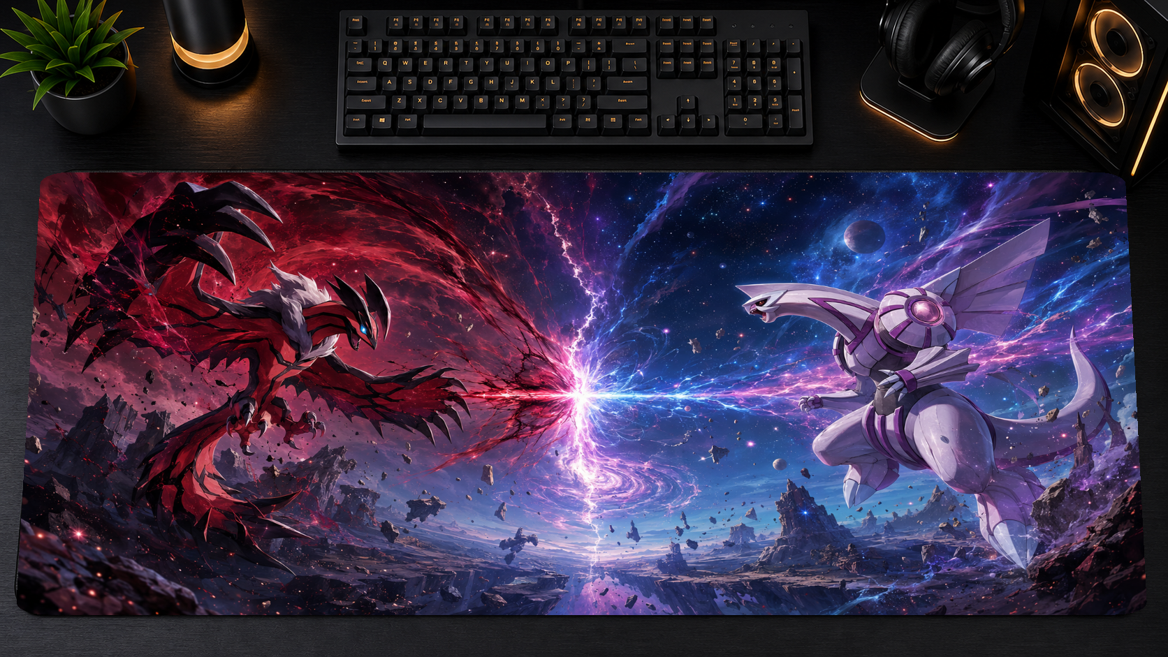Pokemon inspired XXL gaming mouse pad 04 Non-LED version, 3 mm thick