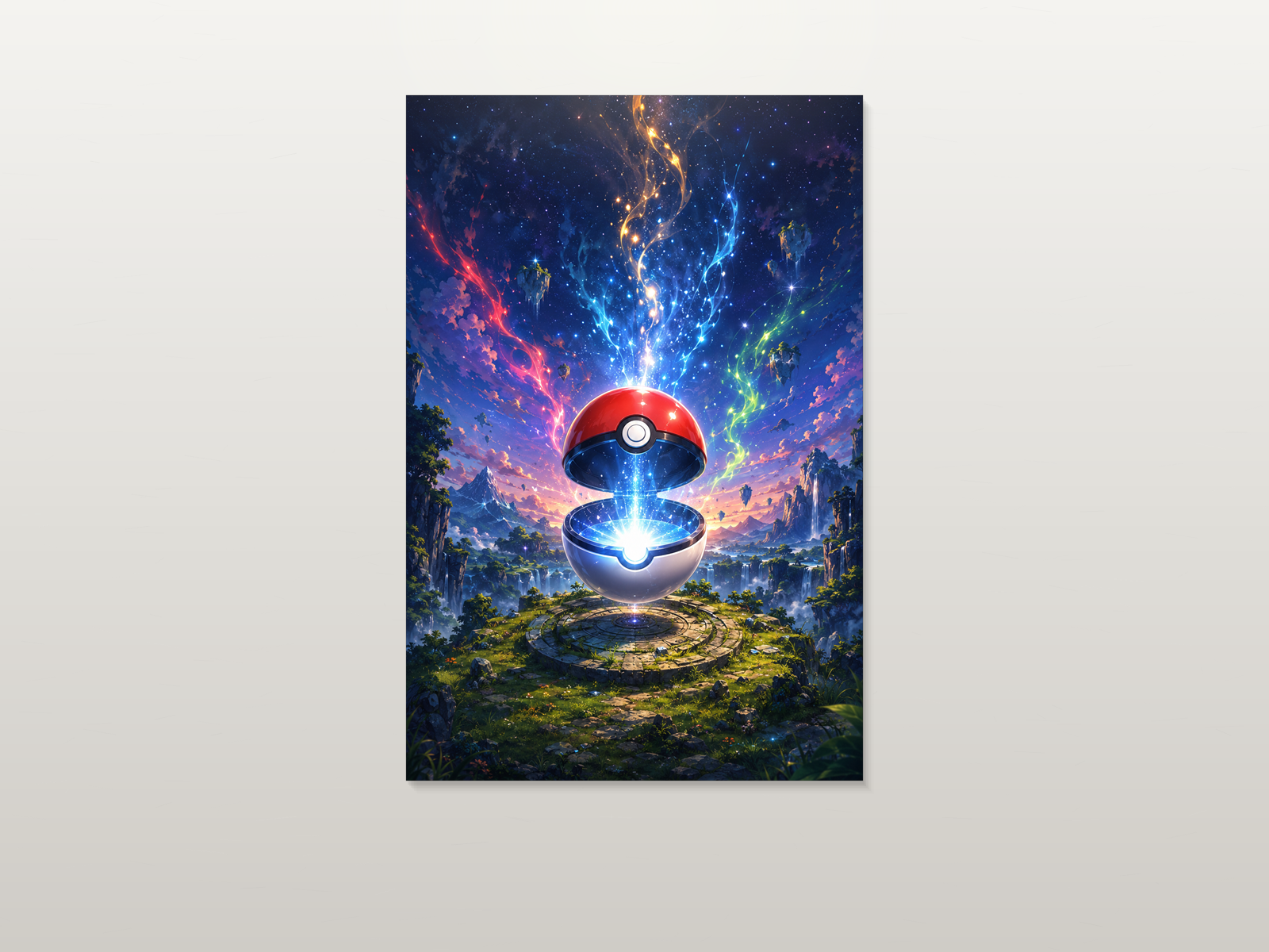 Pokemon inspired canvas poster artwork 03