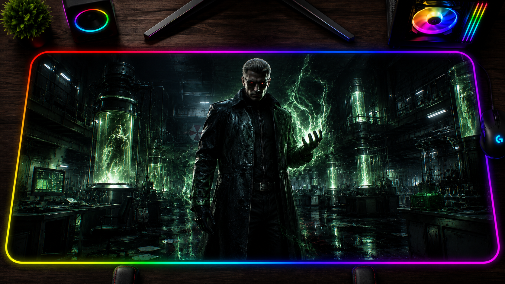 Resident Evil Inspired XXL Gaming Mouse Pad 05 LED
