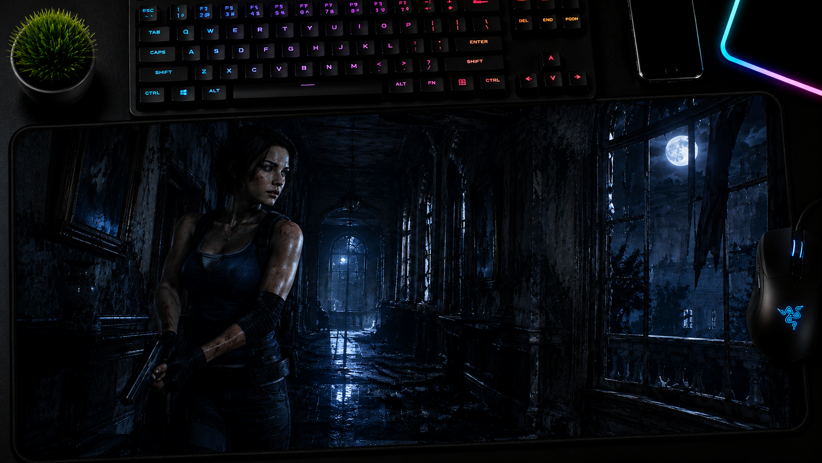 Resident Evil Inspired XXL Gaming Mouse Pad 03 Non-LED