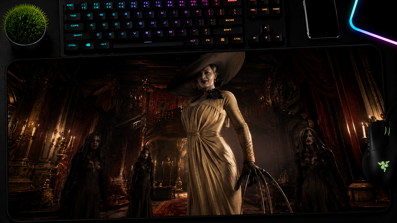 Resident Evil Inspired XXL Gaming Mouse Pad 07 Non-LED