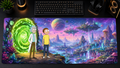 Rick and Morty inspired XXL gaming mouse pad 01 Non-LED version, 3 mm thick