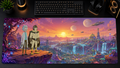 Rick and Morty inspired XXL gaming mouse pad 06 Non-LED version, 3 mm thick