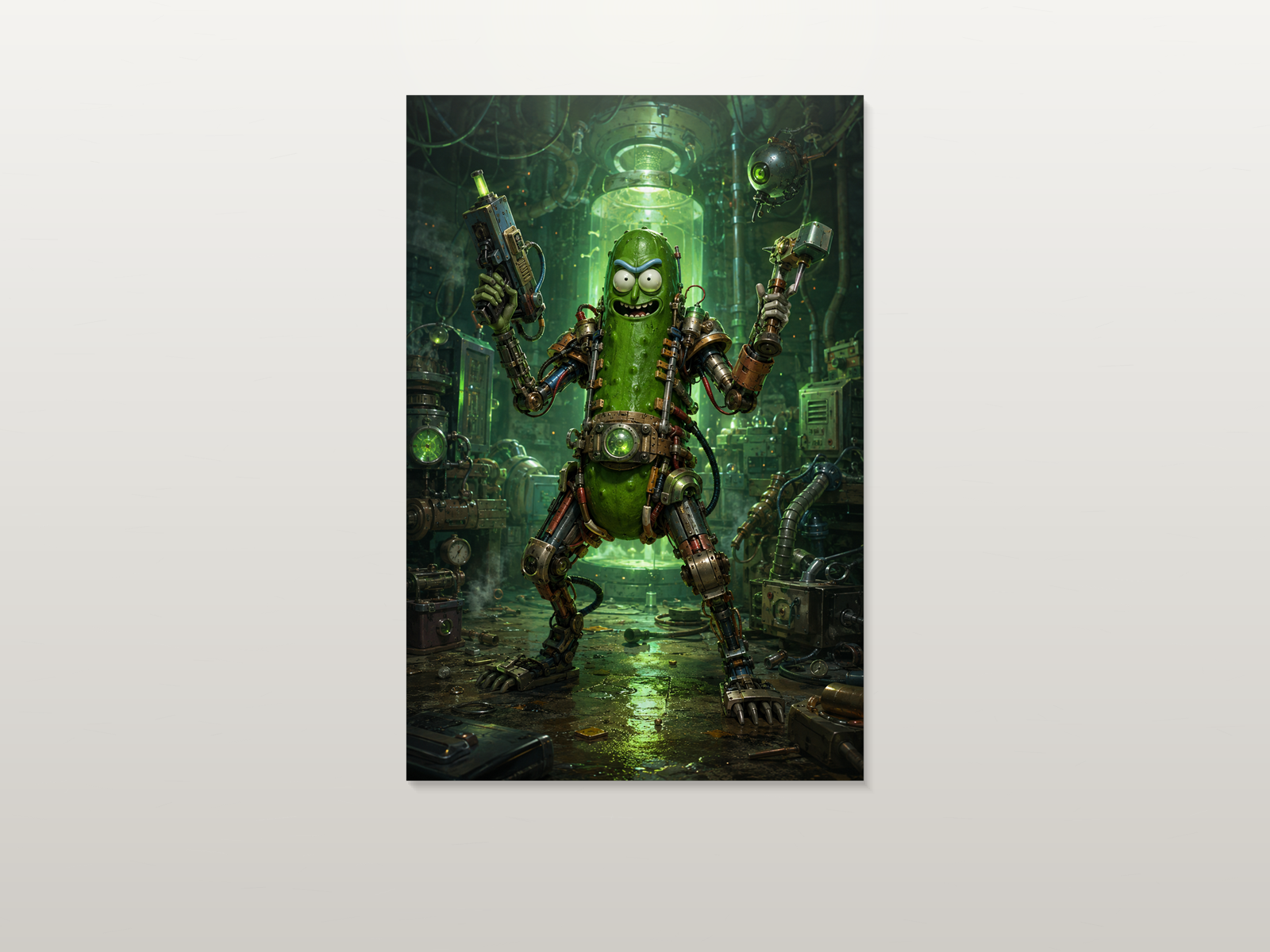 Rick and Morty inspired canvas poster artwork 02