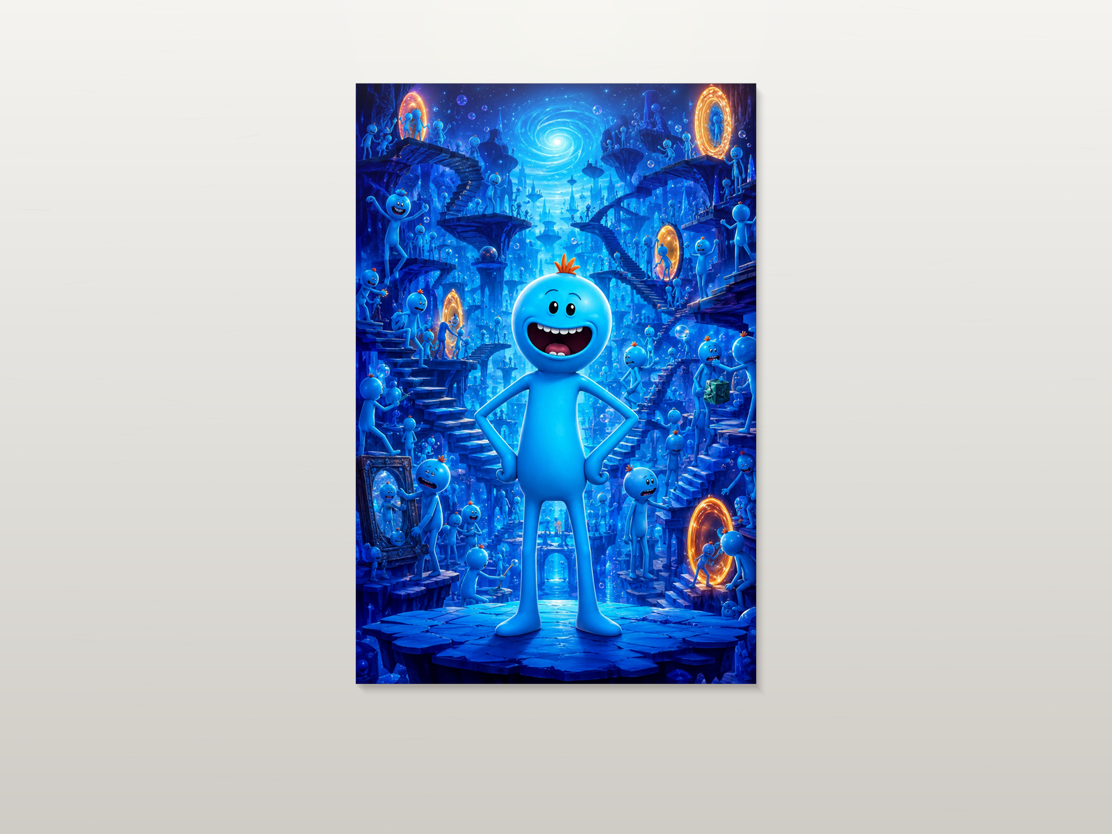 Rick and Morty inspired canvas poster artwork 04