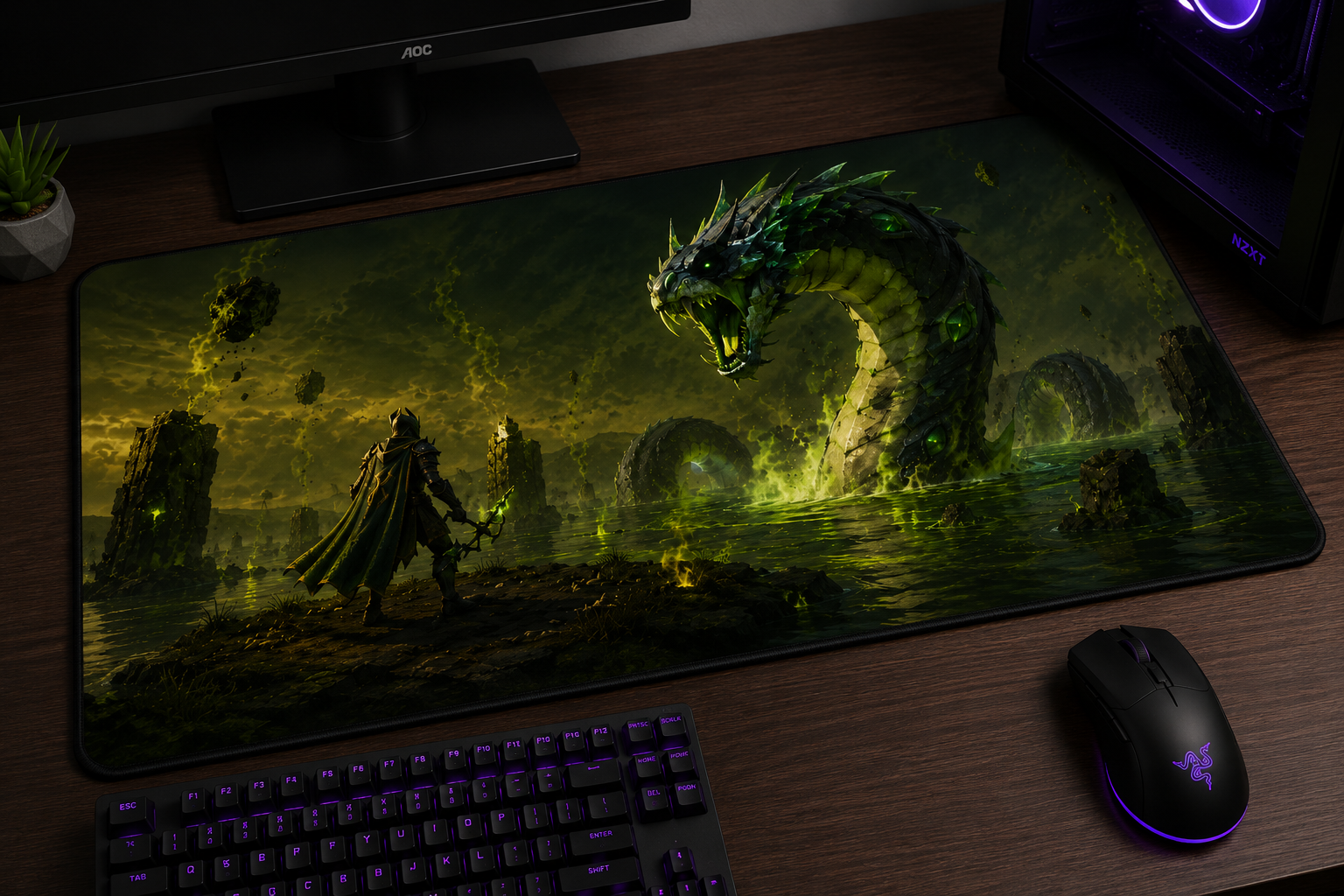 RuneScape Inspired XXL Gaming Mouse Pad 05 Non-LED