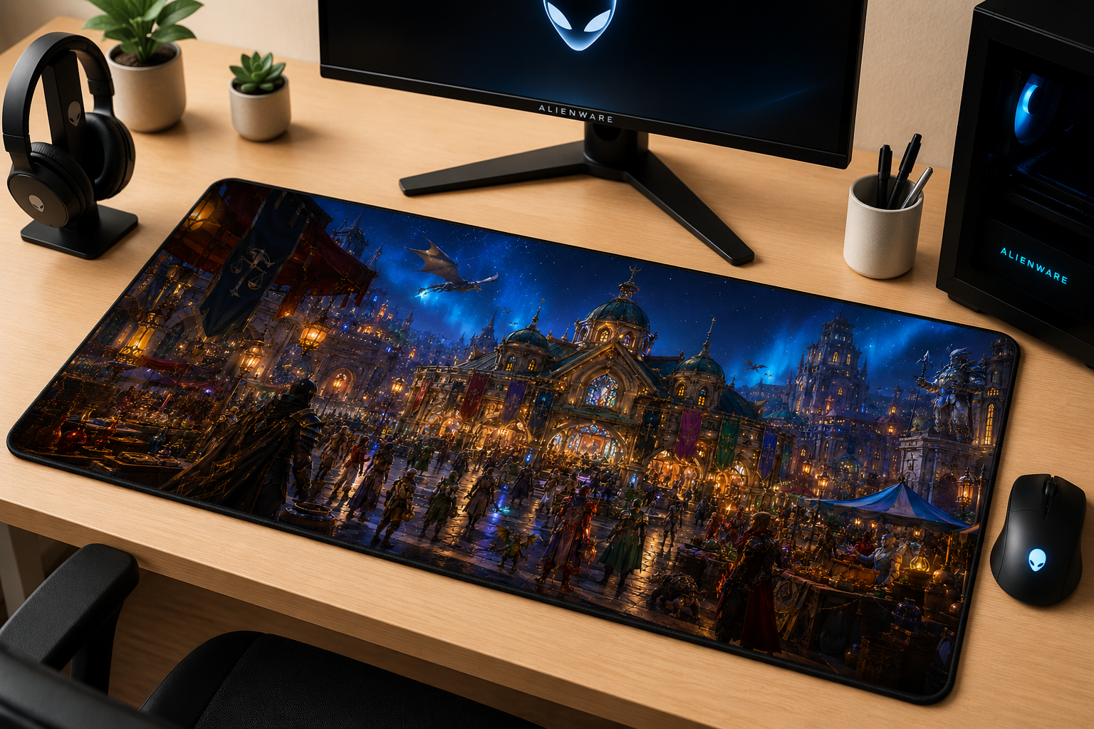 RuneScape Inspired XXL Gaming Mouse Pad 16 Non-LED