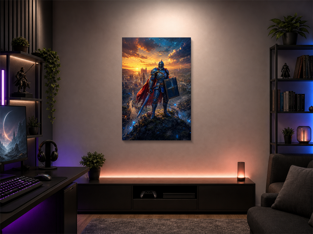 RuneScape inspired canvas poster room mockup 04