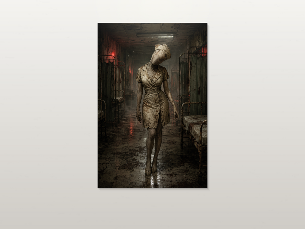 Silent Hill inspired canvas poster artwork 03