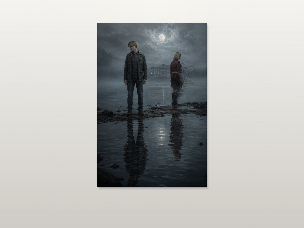 Silent Hill inspired canvas poster artwork 04