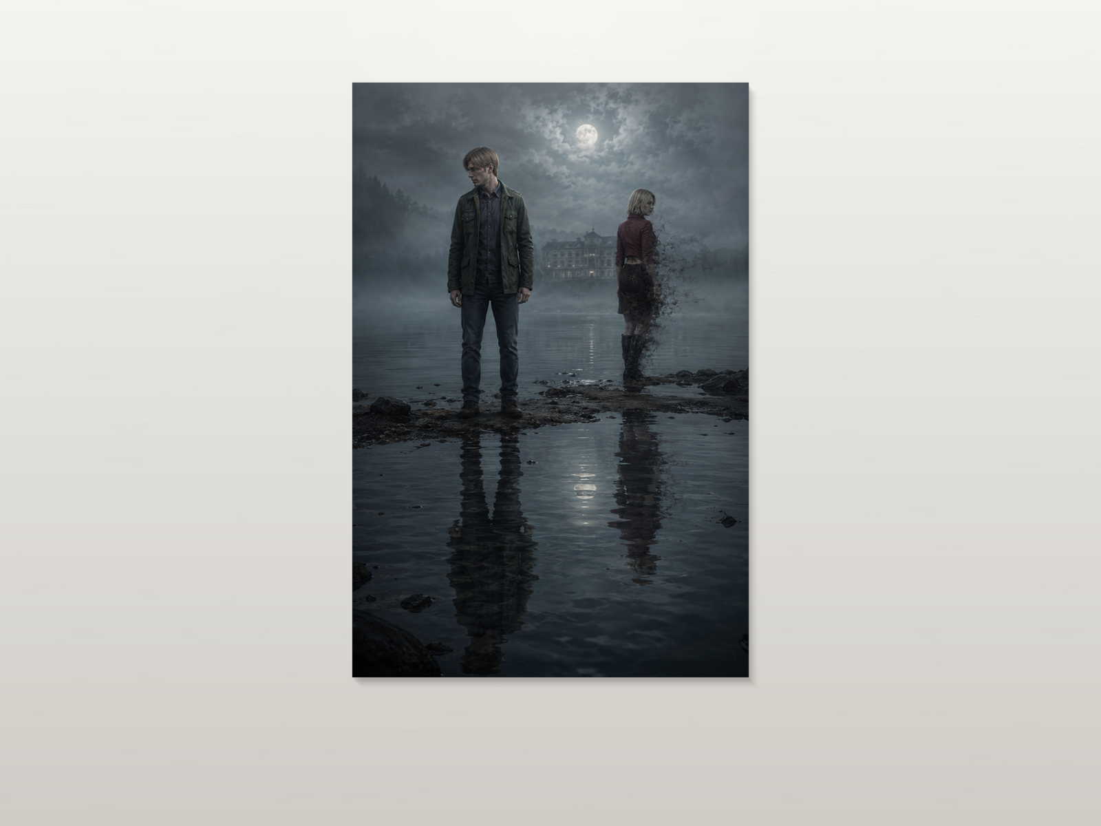 Silent Hill inspired canvas poster artwork 04