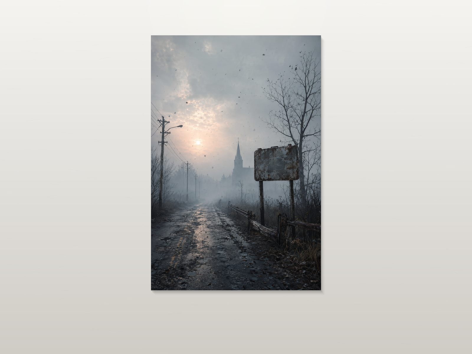 Silent Hill inspired canvas poster artwork 05