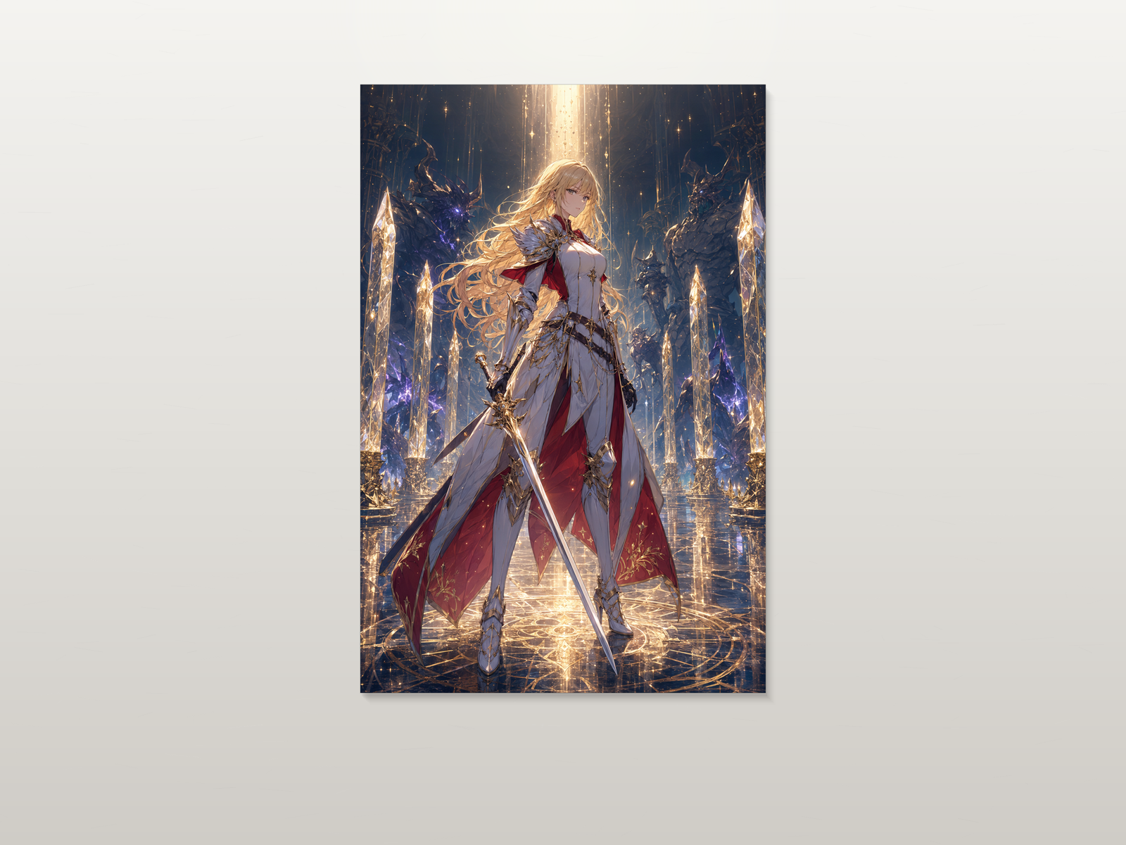 Solo Leveling inspired canvas poster artwork 01