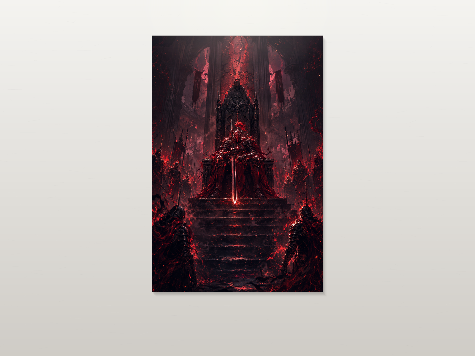 Solo Leveling inspired canvas poster artwork 02