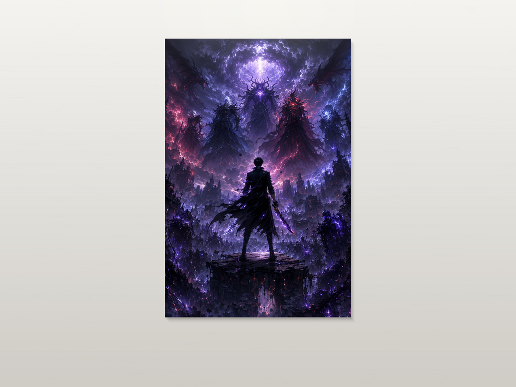 Solo Leveling inspired canvas poster artwork 03