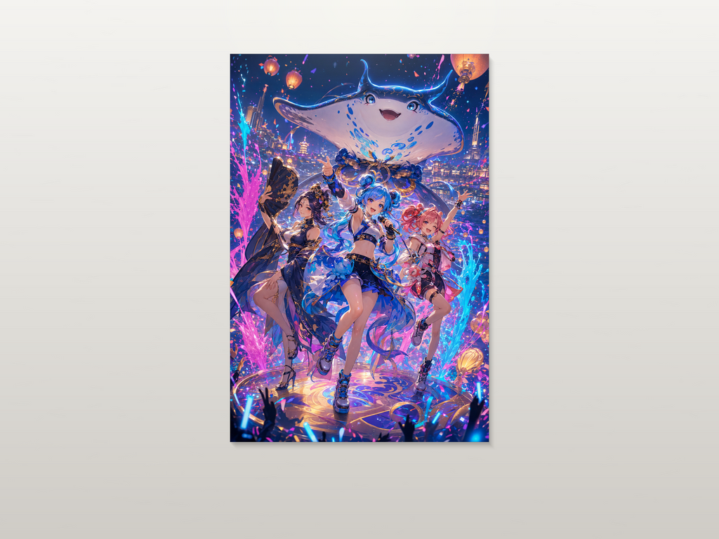 Splatoon inspired canvas poster artwork 04