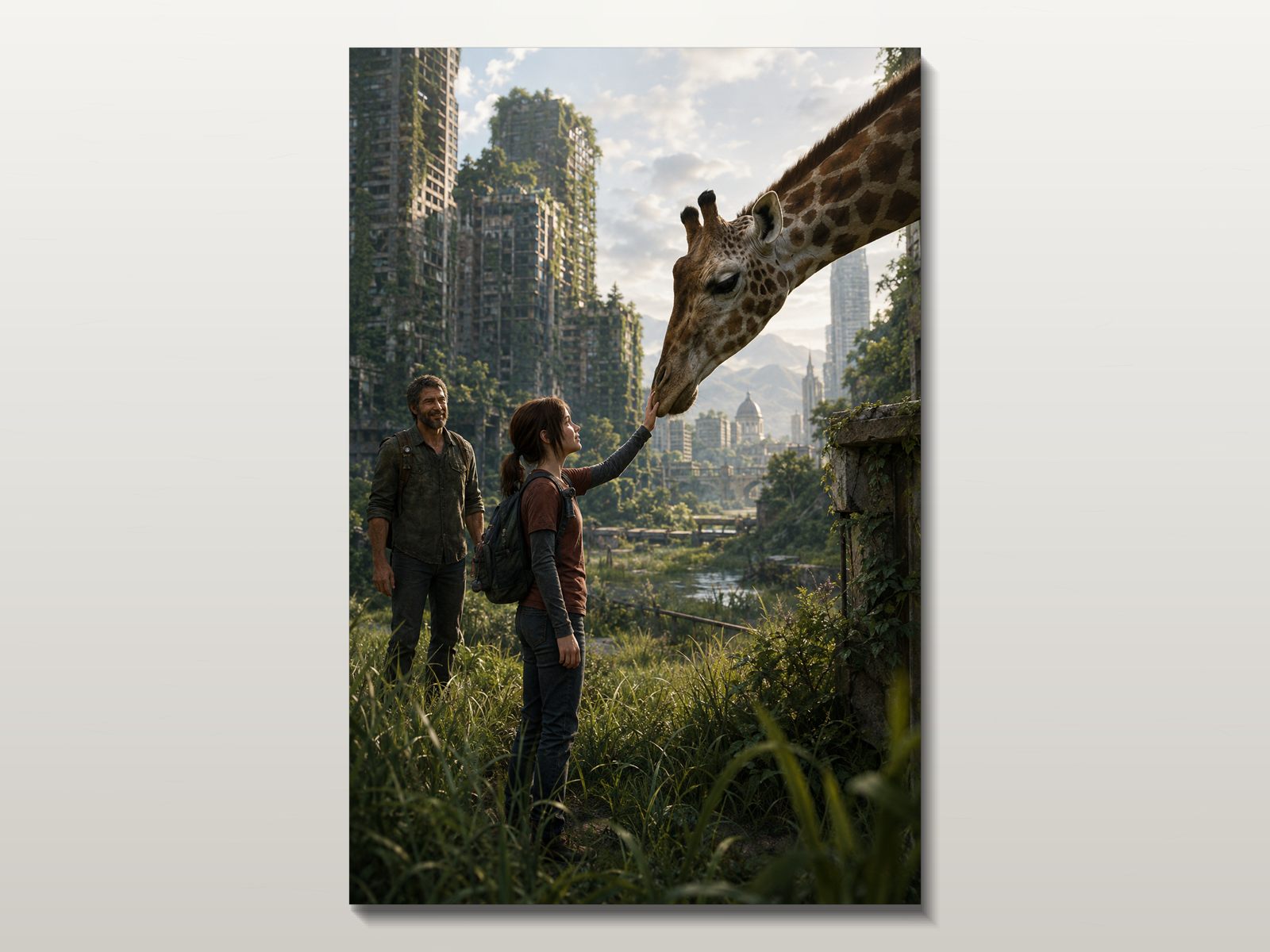 The Last of Us inspired canvas poster 04 clean wall art preview