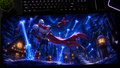 Undertale inspired XXL gaming mouse pad 07 Non-LED version