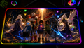 Undertale inspired XXL gaming mouse pad 10 LED version