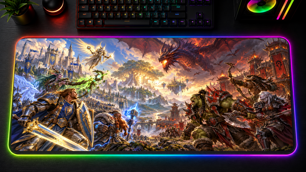 World of Warcraft Forever Inspired XXL Gaming Mouse Pad 04
