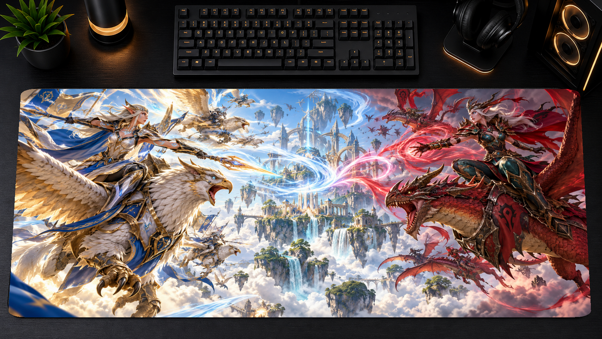 World of Warcraft Forever Inspired XXL Gaming Mouse Pad 01