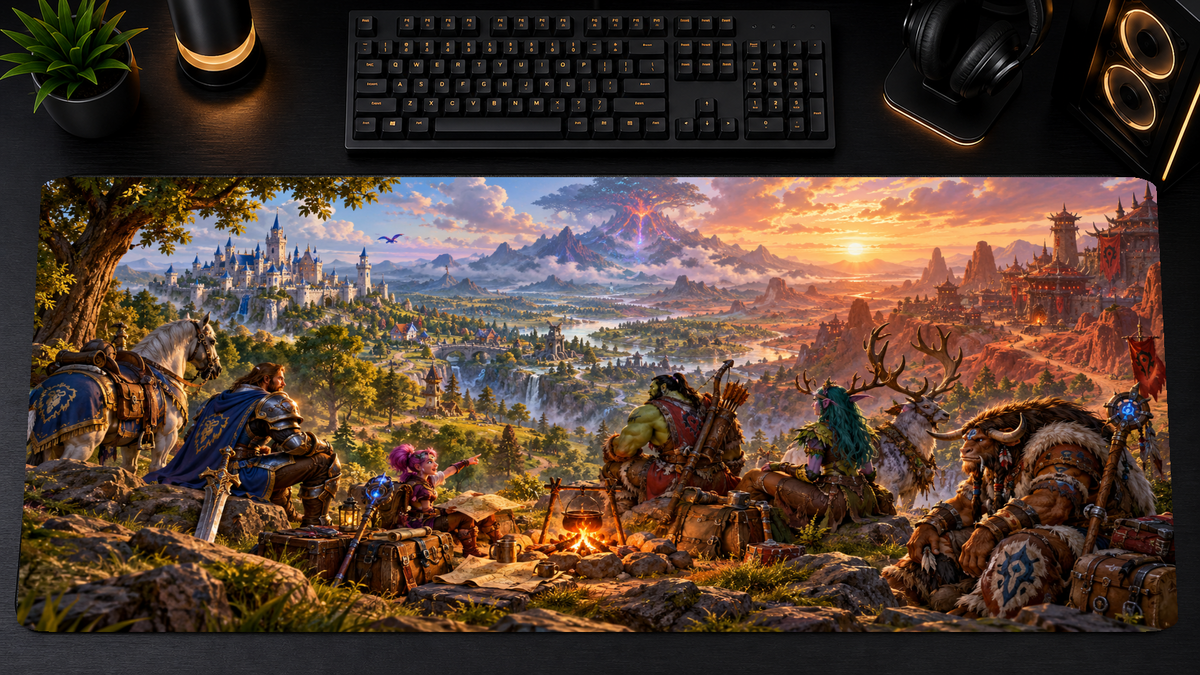 World of Warcraft Forever Inspired XXL Gaming Mouse Pad 03