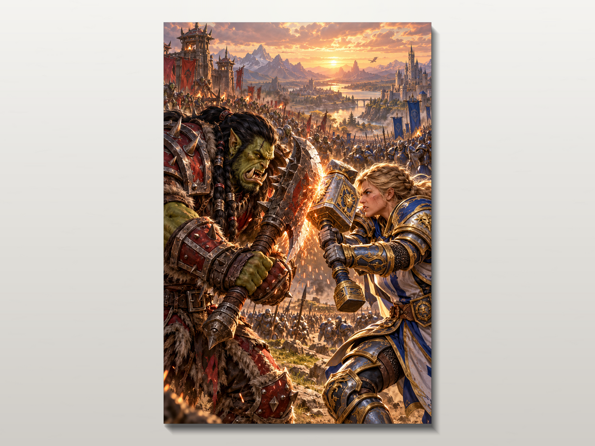 World of Warcraft Forever Inspired Canvas Poster 01
