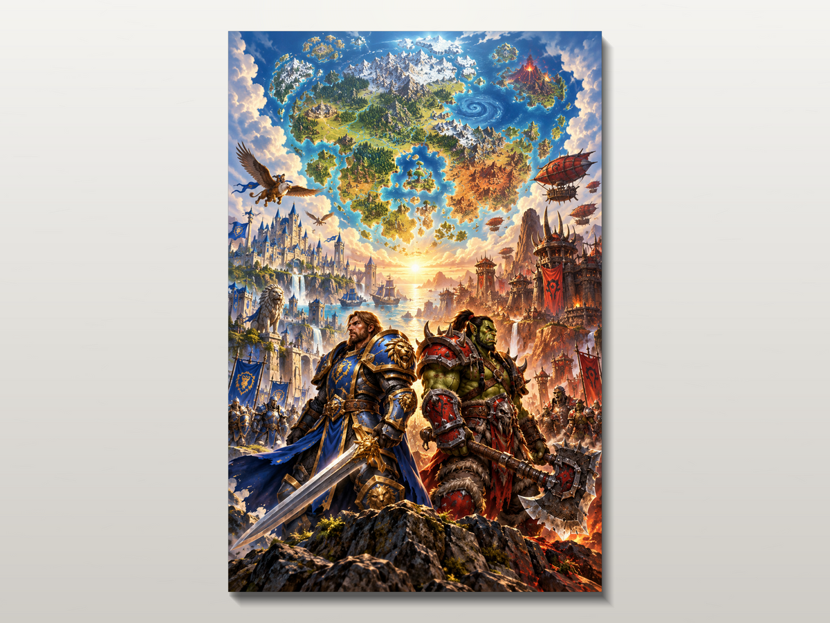 World of Warcraft Forever Inspired Canvas Poster 02