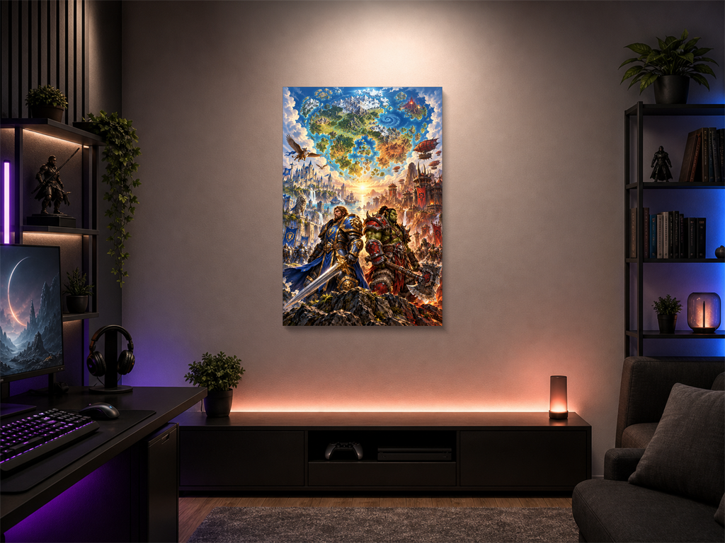 World of Warcraft Forever Inspired Canvas Poster 02