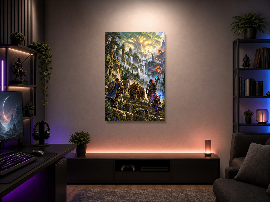 World of Warcraft Forever Inspired Canvas Poster 03