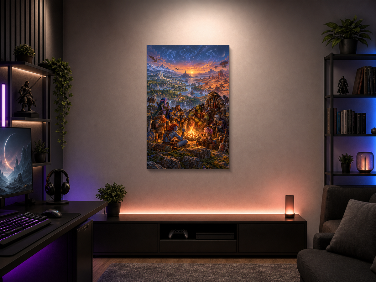 World of Warcraft Forever Inspired Canvas Poster 05